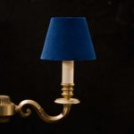 Klassieke Fluwelen Kroonluchter Lampenkappen - Royal Blue
