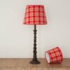 Empire lampshade in red tartan - MorzCherry- 61060373